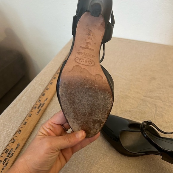 Circa Joan & David size 9 Leather sole black dress shoes - Picture 6 of 6